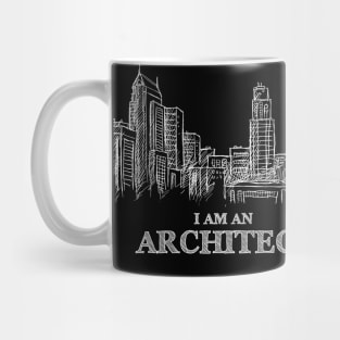 I Am An Architect - Skyline sketch Mug